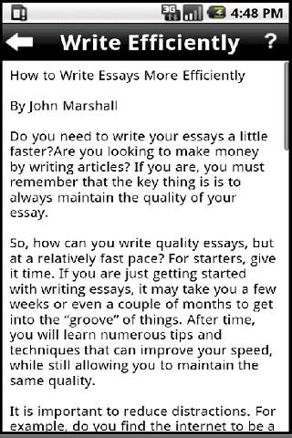 Key things to remember when writing an essay