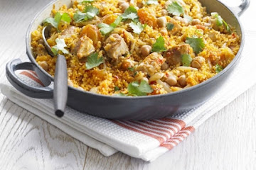One-pan chicken couscous