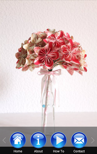 Easy Origami Flower Bouquet