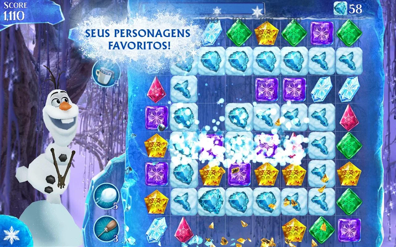 Frozen Free Fall - screenshot
