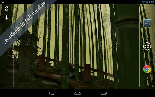 【免費個人化App】Bamboo Forest 3D LWP Free-APP點子