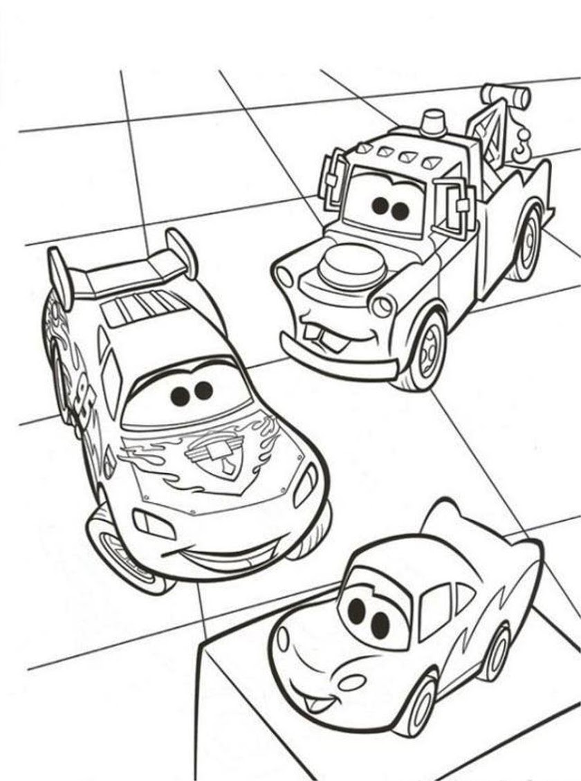Cars Colouring Screen 3