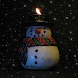 SnowMan Candle