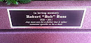 Bob Buss Memorial Bench