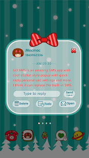 GO SMS CHRISTMAS MOCMOC THEME(圖4)-速報App