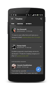 Giza (Material design twitter) Screenshots 1