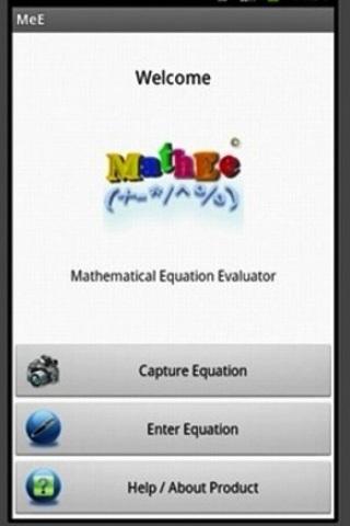 Math. Equation Evaluator MeE