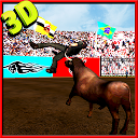 Angry Bull Attack 3D Sim mobile app icon