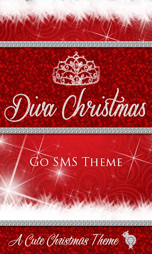 Diva Christmas GO SMS Theme