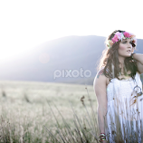 Sunset Mountains by Nigel Hawkins -  