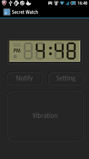 シークレット ウオッチ - 振動で時報