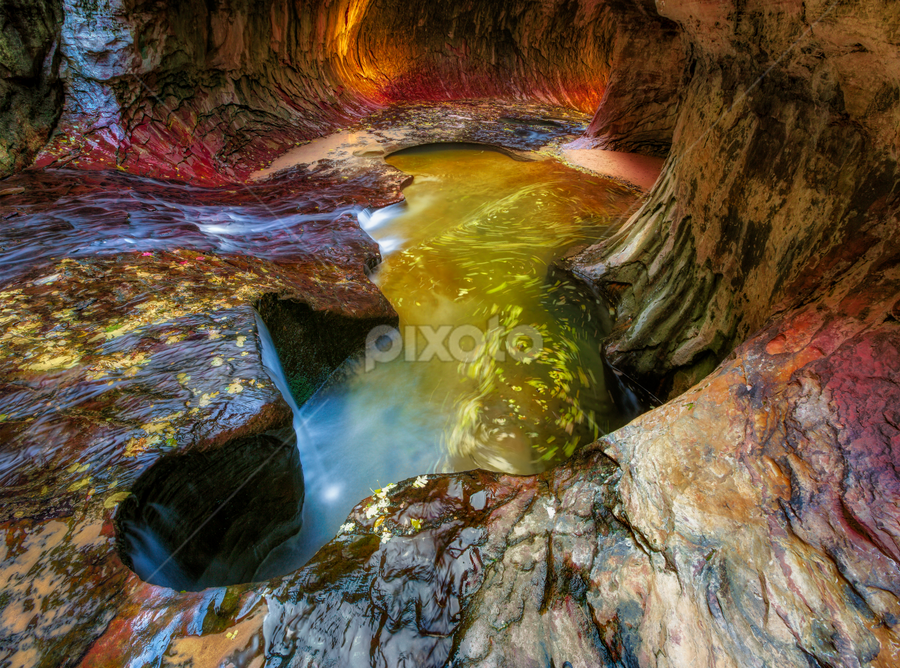 The Subway Station by Mark Smith - Landscapes Caves & Formations