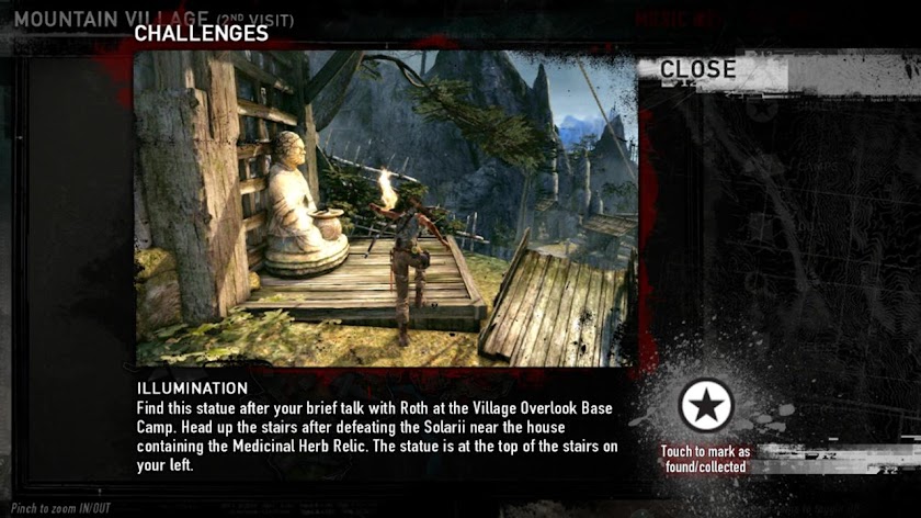 Official Tomb Raider™ Map App Screen 3