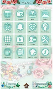 Free JEWELS & ROSES Wallpaper Theme APK for PC