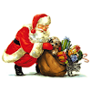 Christmas Santa Claus Sticker