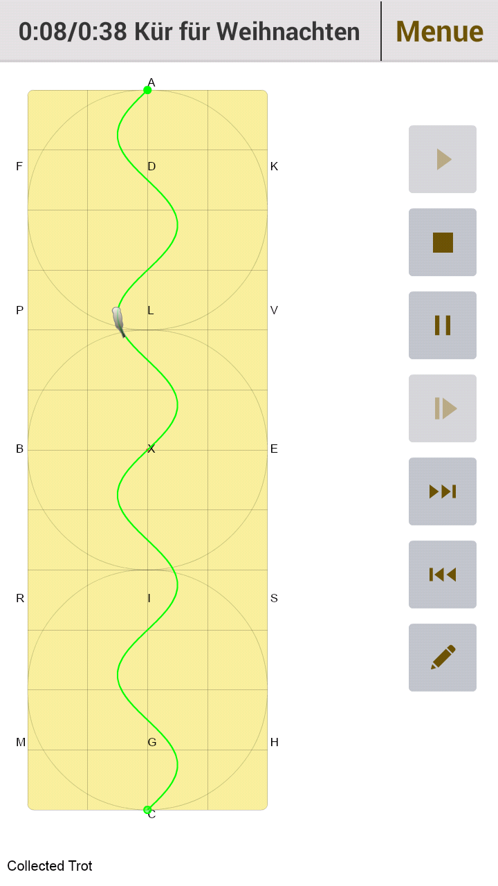 Dressage Freestyle Designer Screen 2