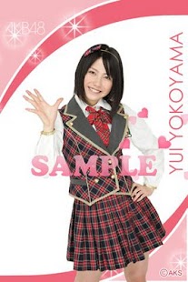 AKB48きせかえ(公式)横山由依ライブ壁紙-TP- Screenshots 0
