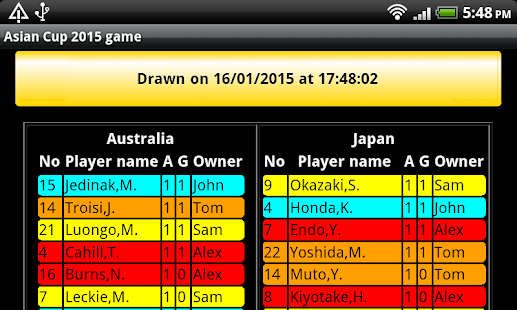 Free Asian Cup 2015 Game APK for Android