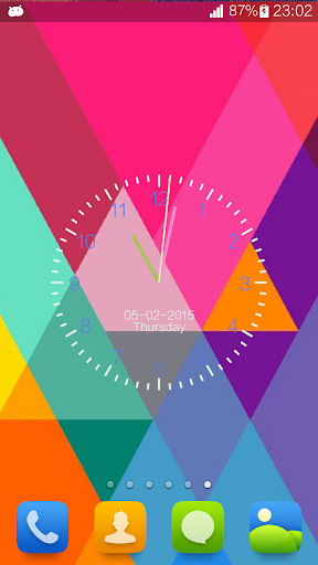 【免費個人化App】Clock Wallpaper(IOS8 Style)-APP點子