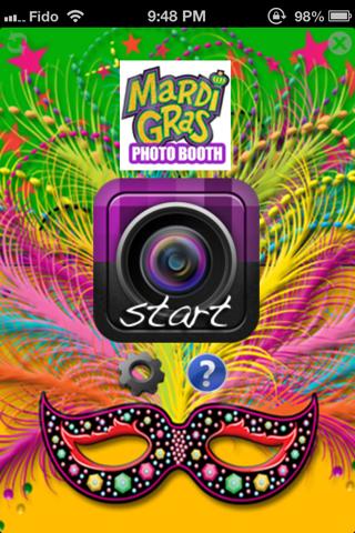 Mardi Gras Photo Booth Fat Tue