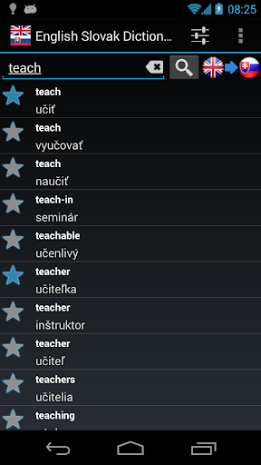Offline English Slovak Dict.