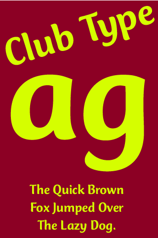 Club Type Medium FlipFont