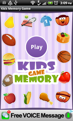 Memory Kids Game