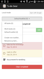 Free To-do Gear: to-do & task list APK for Android