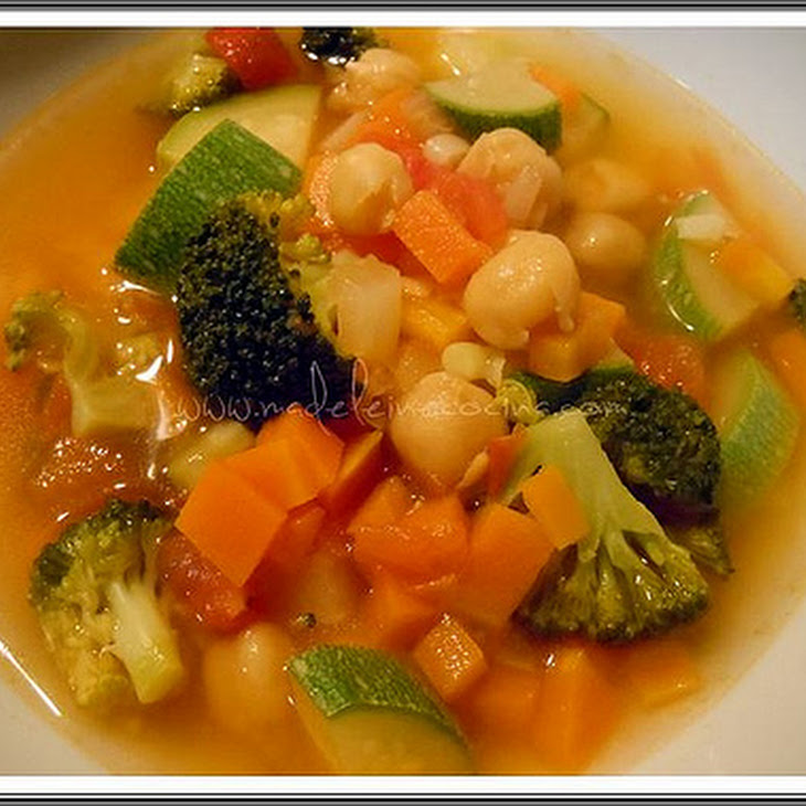 Vegetable and Garbanzo Bean Soup Recipe Yummly