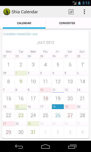 Shia Calendar