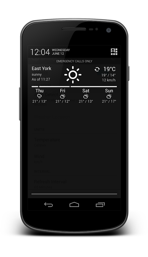 Notification Weather Premium - screenshot