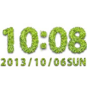 Grass clock widget -Me Clock.apk 2.0