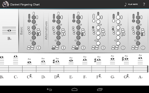 Clarinet Fingering Chart(圖8)-速報App
