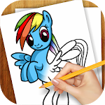 Cover Image of ดาวน์โหลด Learn to Draw Little Pony 1.02 APK