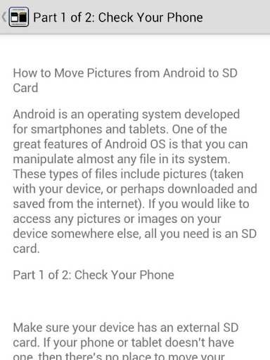 Move Photos to SD Card Tip