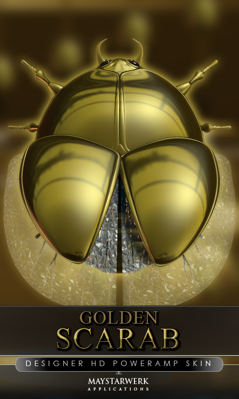 scarab Poweramp skin Screen 1