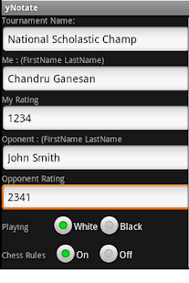 yNotate Chess Recorder Screenshots 2