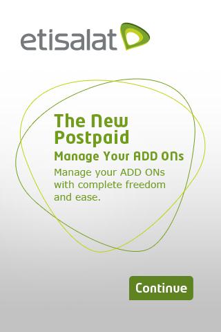 Postpaid Manage Add Ons