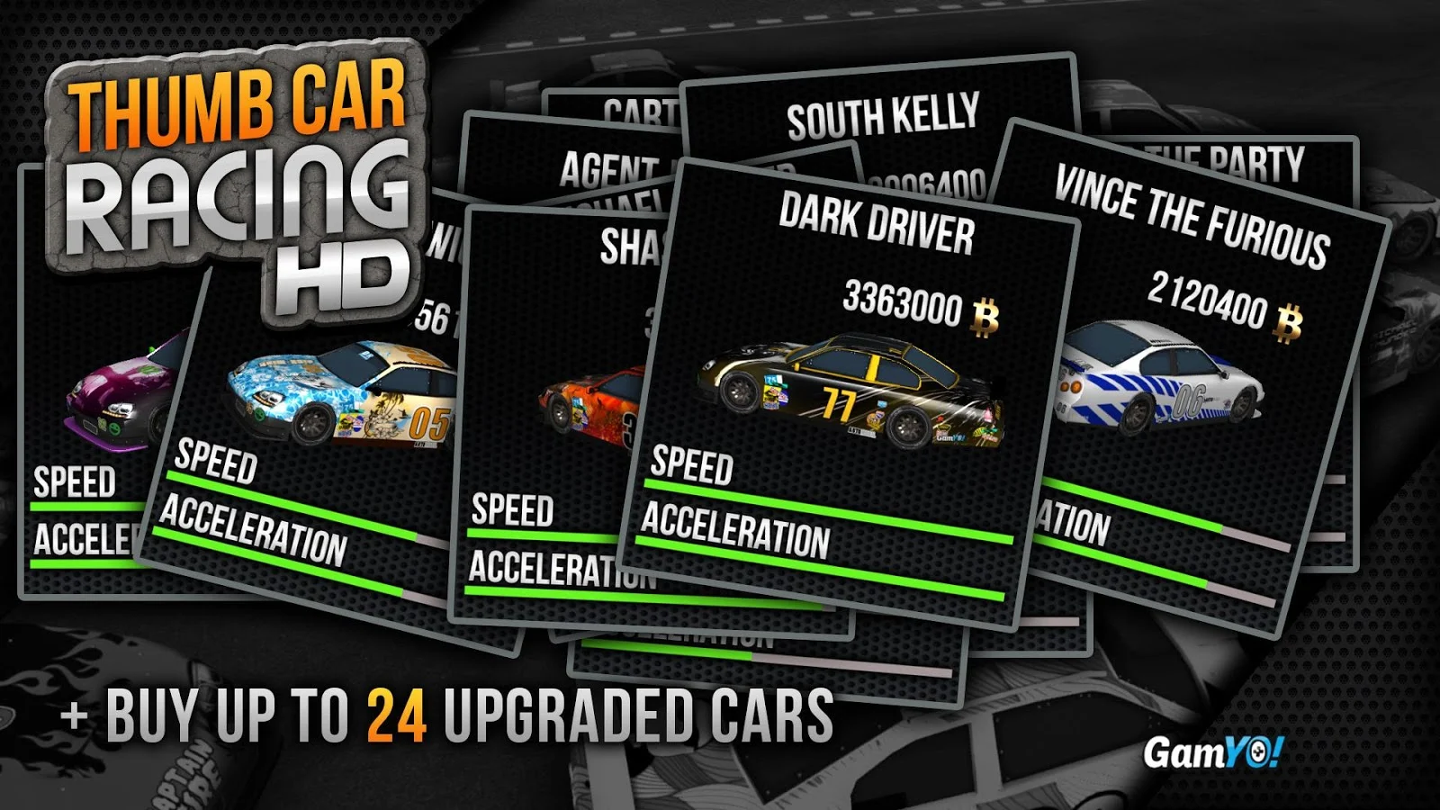   Thumb Car Racing: captura de tela 