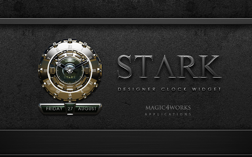 clock widget STARK designer