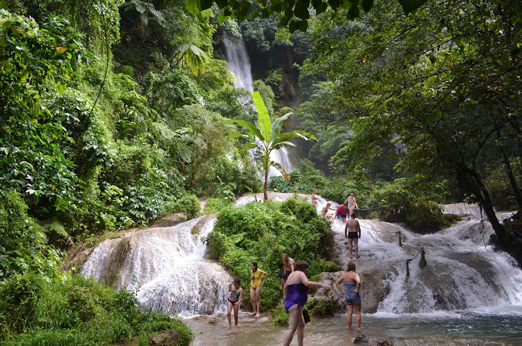 Cool off in Cascade Falls, Port Vila on Vanuatu