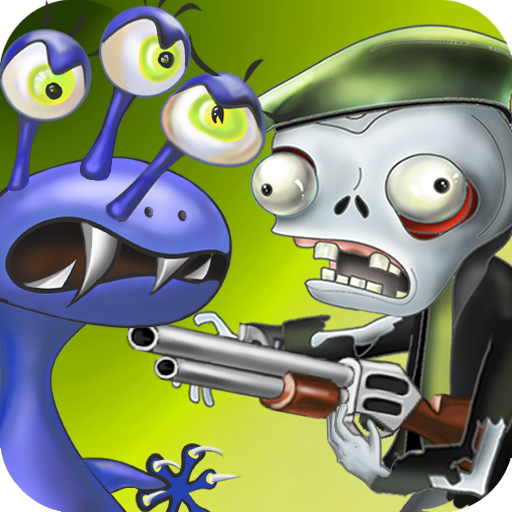 Aliens VS Zombies LOGO-APP點子