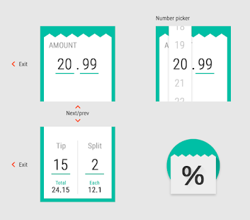 TipCalculator for Android Wear(圖1)-速報App