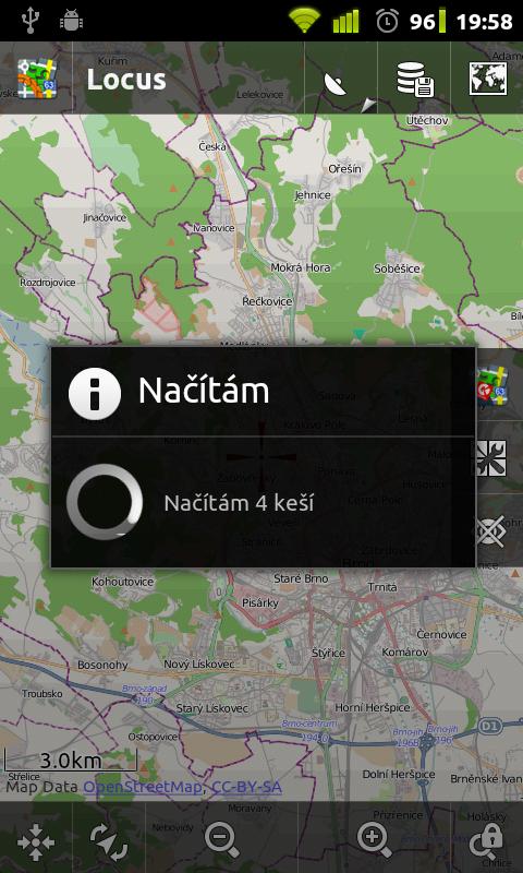   Locus - addon GSAK Database- screenshot  