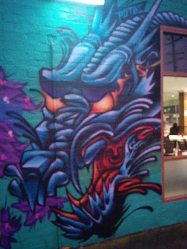 Dragon Head Mural