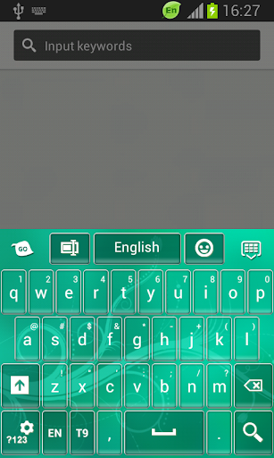 绿松石键盘