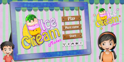 冰淇淋机 - 厨房游戏