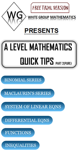 A Level Maths Tips Pt2 FreeVer