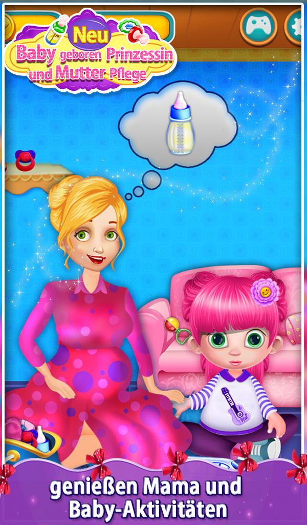 Android application New Baby Born Princess screenshort