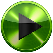PowerAmp SKIN LIME GREEN METAL 3.02 Icon